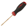 Sealey NS092 Screwdriver Slotted 3 x 75mm - Non-Sparking