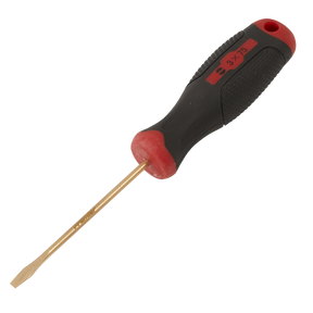 Sealey NS092 Screwdriver Slotted 3 x 75mm - Non-Sparking