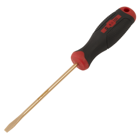 Sealey NS093 Screwdriver Slotted 4 x 100mm - Non-Sparking
