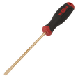 Sealey NS094 Non-Sparking Slotted Screwdriver 6 x 150mm
