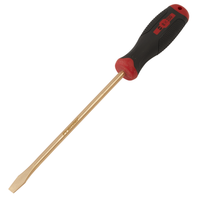 Sealey NS095 Screwdriver Slotted 8 x 200mm - Non-Sparking