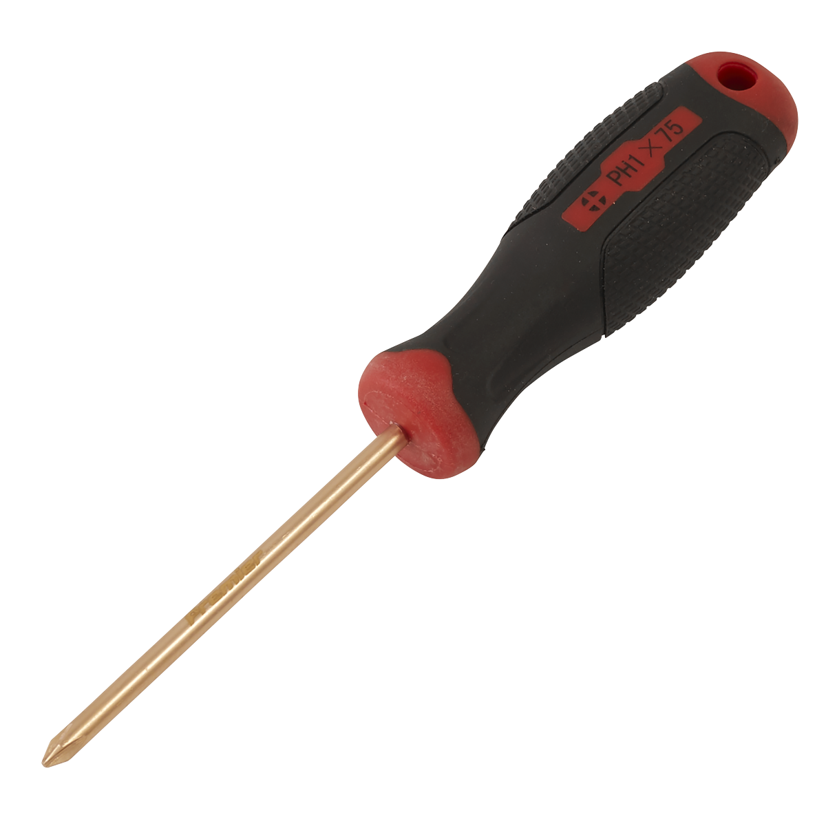 Sealey NS096 Screwdriver Phillips #1 x 75mm - Non-Sparking
