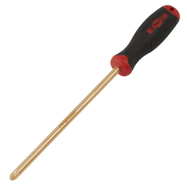 Sealey NS099 Screwdriver Phillips #4 x 200mm - Non-Sparking