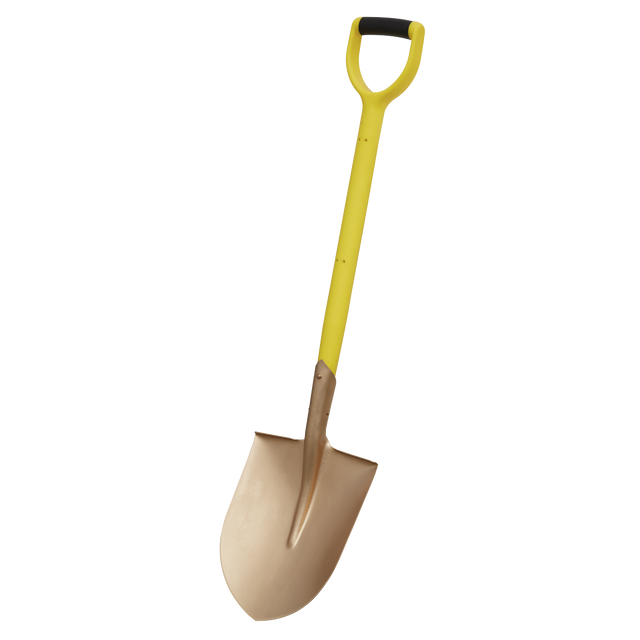 Sealey NS107 Premier Non-Sparking Round Point Shovel 240 x 420 x 990mm