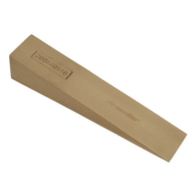 Sealey NS122 Premier Non-Sparking Wedge 200 x 40 x 40mm