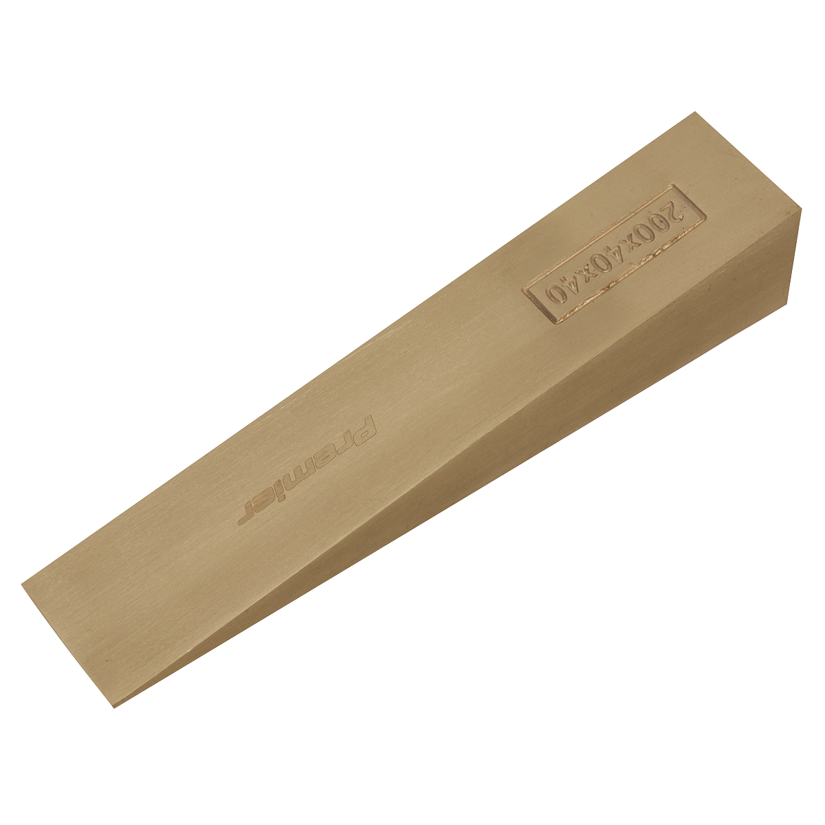 Sealey NS122 Premier Non-Sparking Wedge 200 x 40 x 40mm - additional view 2