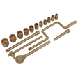 Sealey NS124 Premier Non-Sparking Socket Set 1/2"Sq Drive 17pc