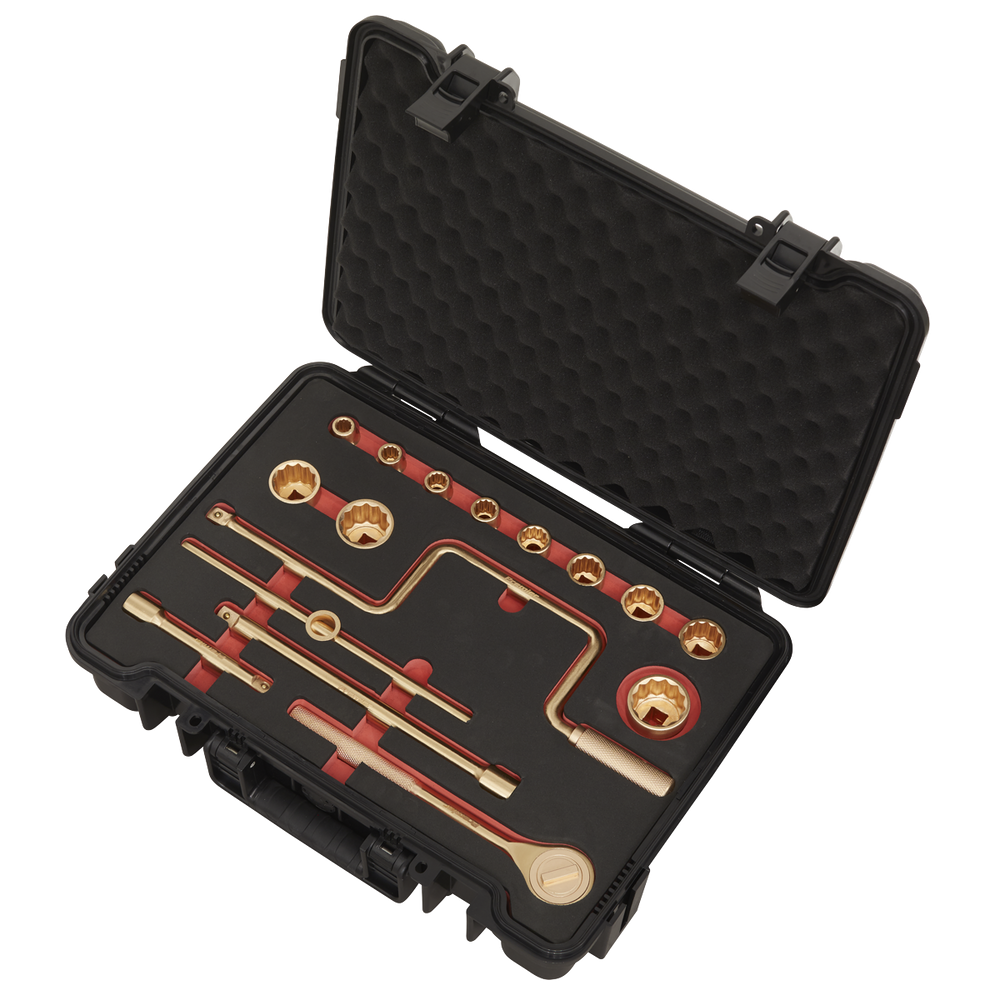 Sealey NS124 Premier Non-Sparking Socket Set 1/2"Sq Drive 17pc - additional view 7