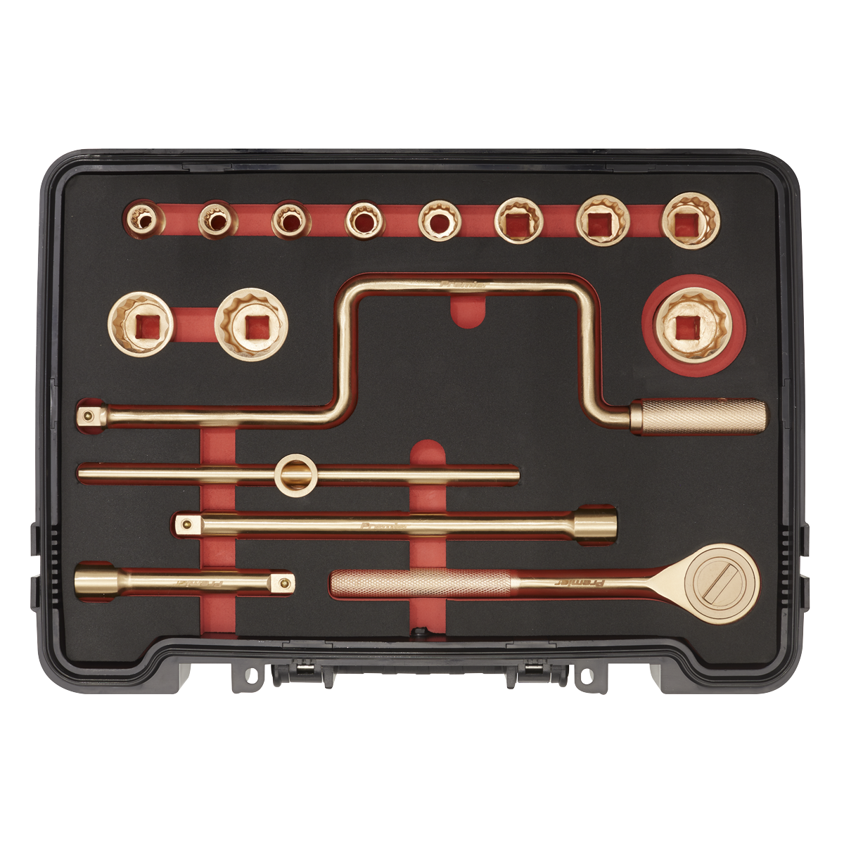 Sealey NS124 Premier Non-Sparking Socket Set 1/2"Sq Drive 17pc - additional view 8