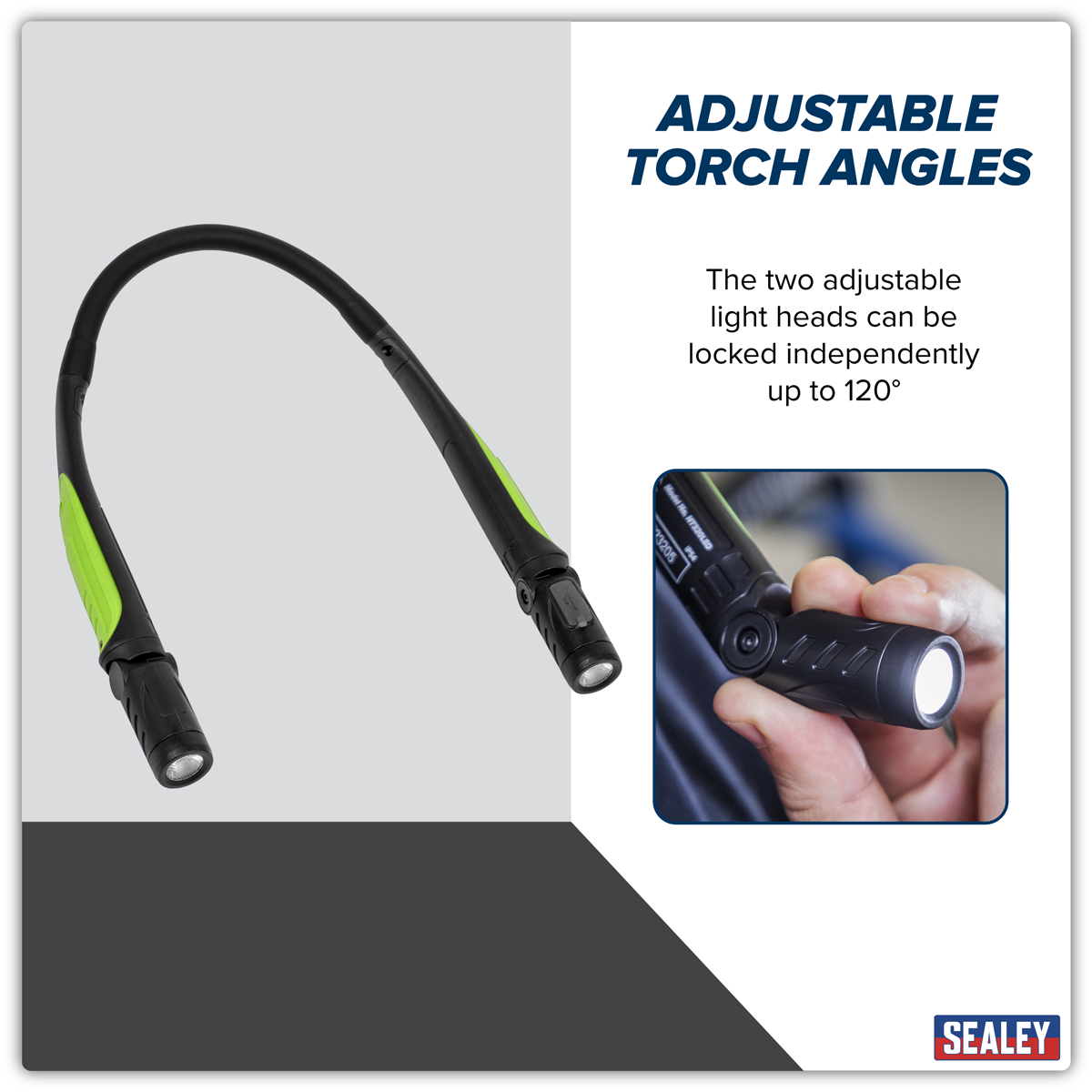 Sealey NT320LED Rechargeable Neck Torch 3W SMD LED - additional view 10