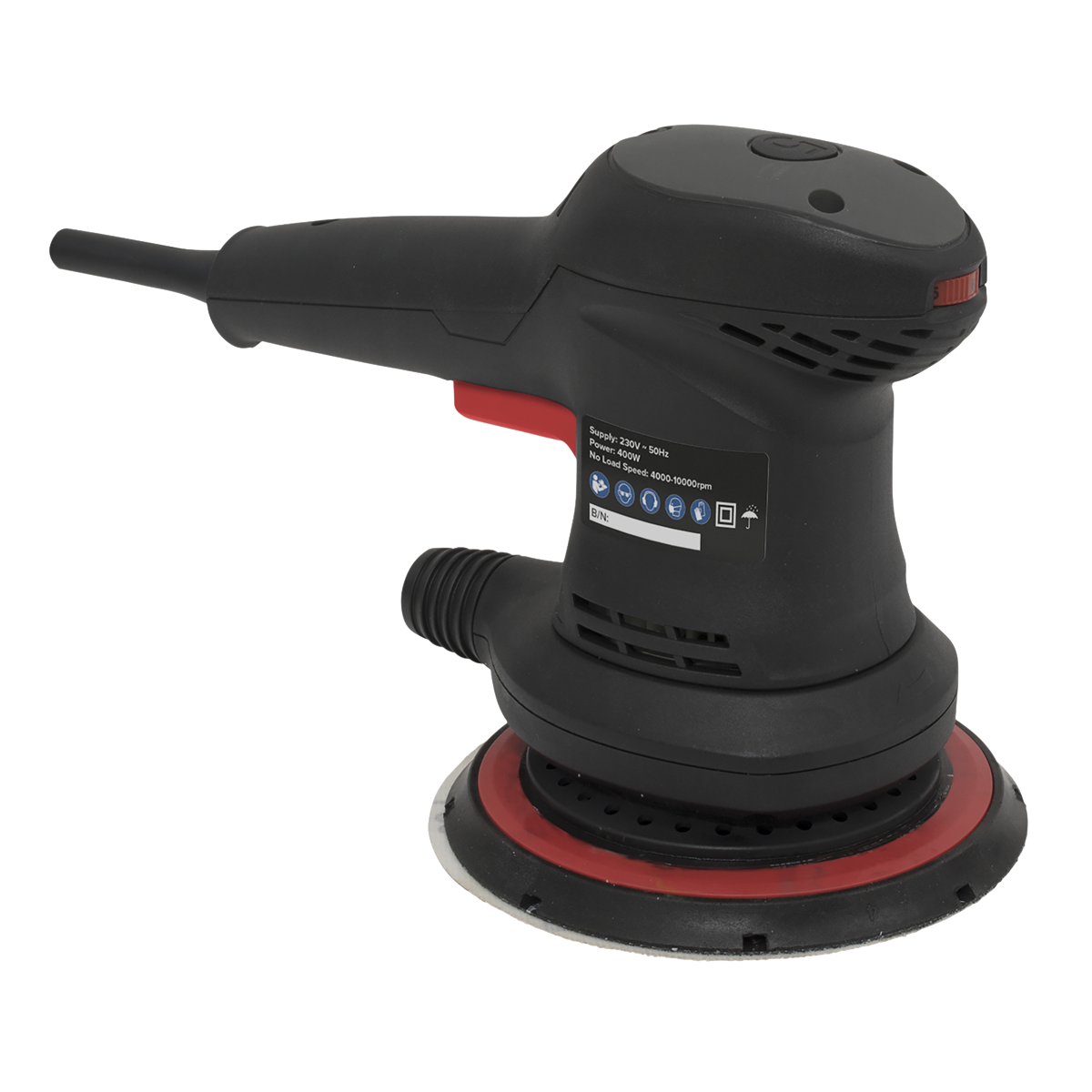Sealey OS400 Premier 150mm Dual Action Variable Speed Electric Sander 400W/230V - additional view 2