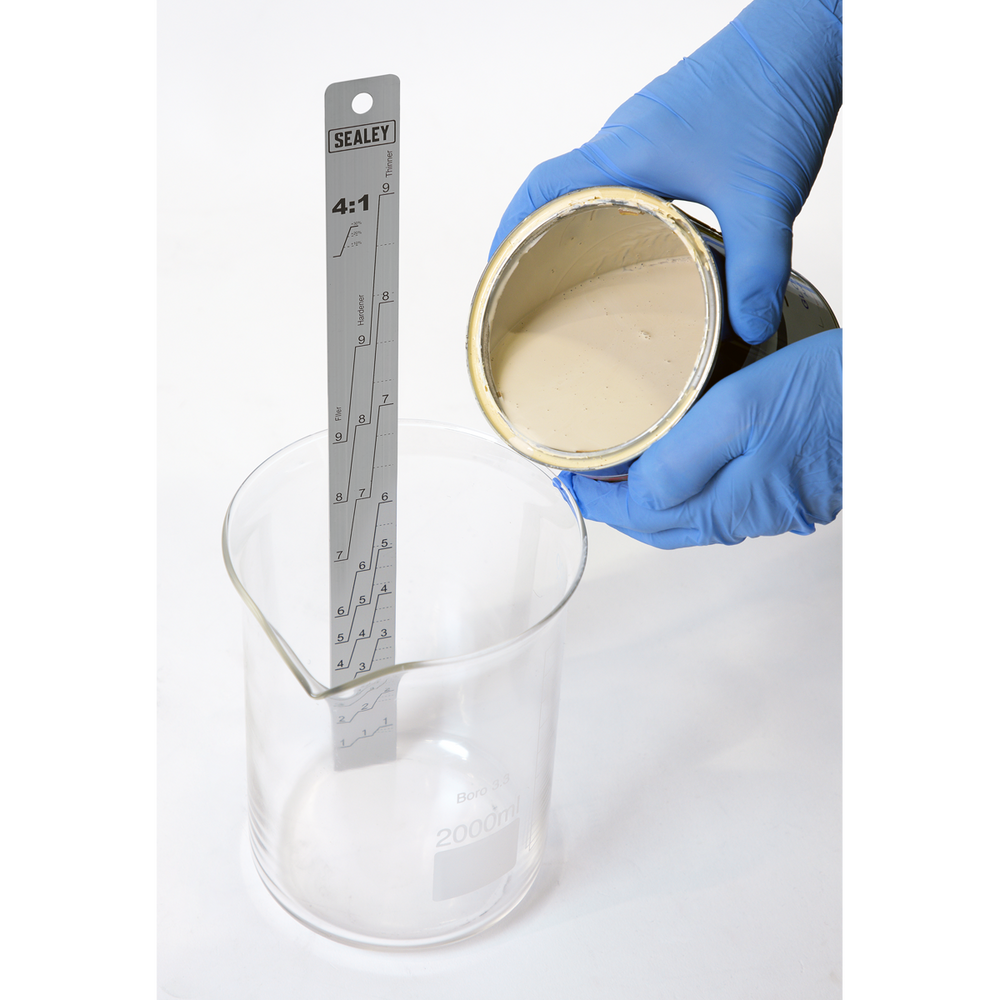 Sealey PA04 Aluminium Paint Measuring Stick 2:1/4:1 - additional view 5