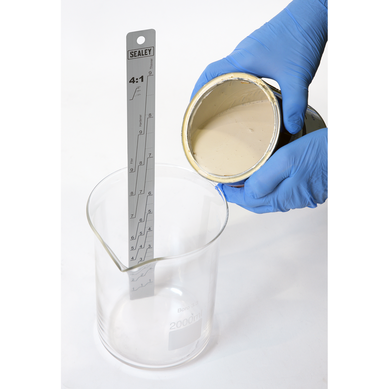 Sealey PA04 Aluminium Paint Measuring Stick 2:1/4:1 - additional view 5