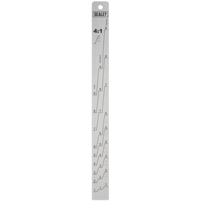 Sealey PA04 Aluminium Paint Measuring Stick 2:1/4:1
