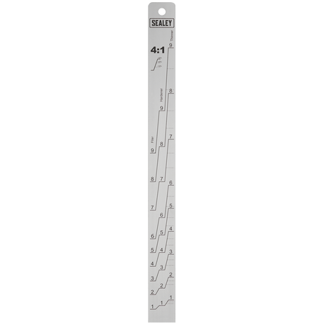 Sealey PA04 Aluminium Paint Measuring Stick 2:1/4:1