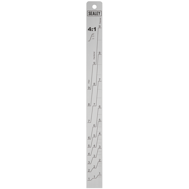 Sealey PA04 Aluminium Paint Measuring Stick 2:1/4:1