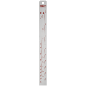 Sealey PA04 Aluminium Paint Measuring Stick 2:1/4:1 - additional view 2