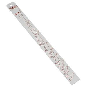 Sealey PA04 Aluminium Paint Measuring Stick 2:1/4:1 - additional view 4