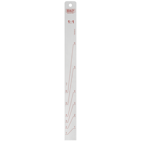 Sealey PA07 Aluminium Paint Measuring Stick 1:1/3:1 - additional view 2