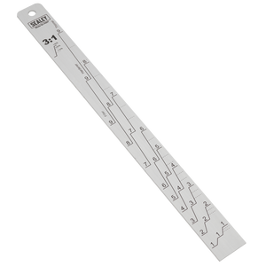 Sealey PA07 Aluminium Paint Measuring Stick 1:1/3:1 - additional view 3
