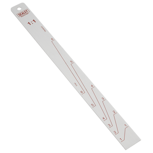 Sealey PA07 Aluminium Paint Measuring Stick 1:1/3:1 - additional view 4
