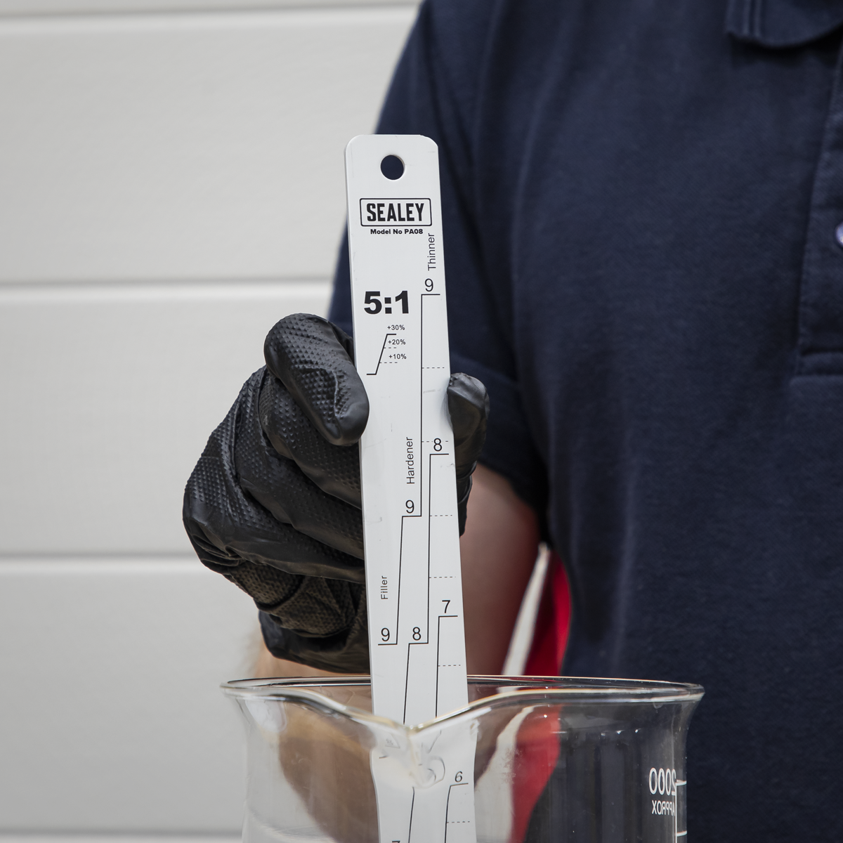 Sealey PA08 Aluminium Paint Measuring Stick 5:1/5:3 - additional view 7