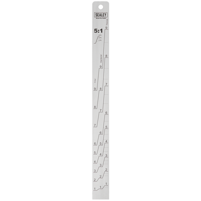 Sealey PA08 Aluminium Paint Measuring Stick 5:1/5:3