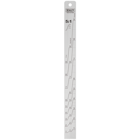 Sealey PA08 Aluminium Paint Measuring Stick 5:1/5:3
