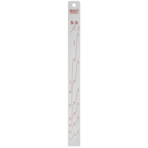 Sealey PA08 Aluminium Paint Measuring Stick 5:1/5:3 - additional view 3