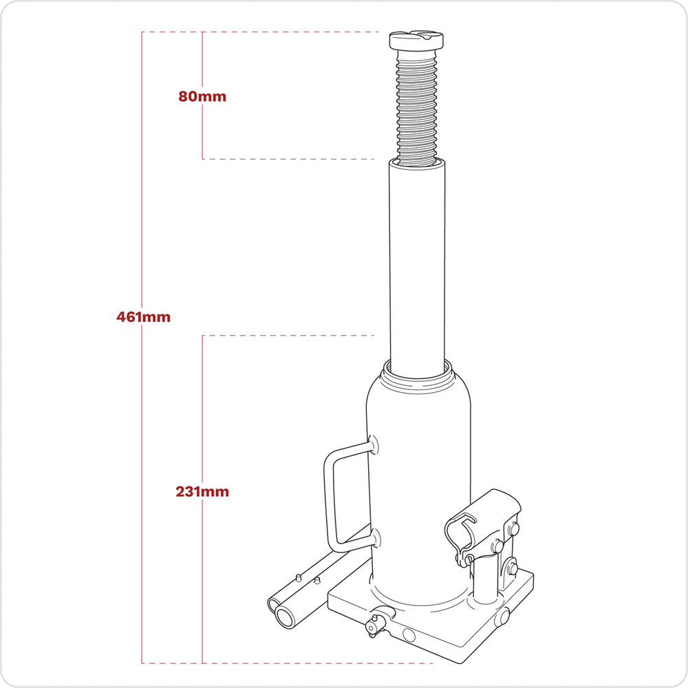 Sealey PBJ10S Viking Bottle Jack 10 Tonne - additional view 9