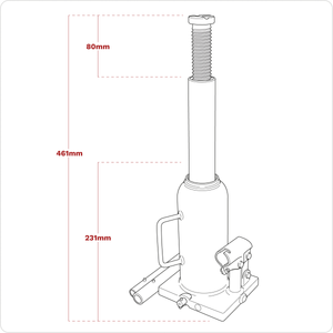 Sealey PBJ10S Viking Bottle Jack 10 Tonne - additional view 9