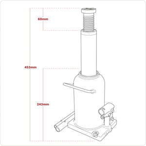 Sealey PBJ20S Viking Bottle Jack 20 Tonne - additional view 14