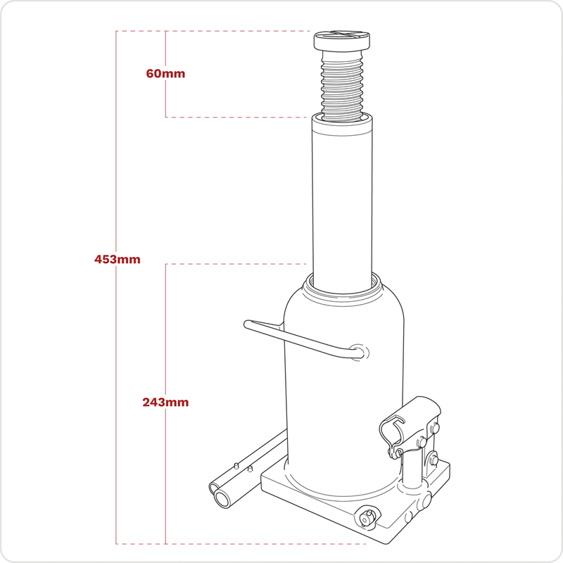 Sealey PBJ20S Viking Bottle Jack 20 Tonne - additional view 14