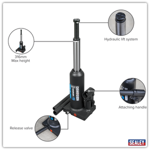 Sealey PBJ2S Viking Bottle Jack 2 Tonne - additional view 9