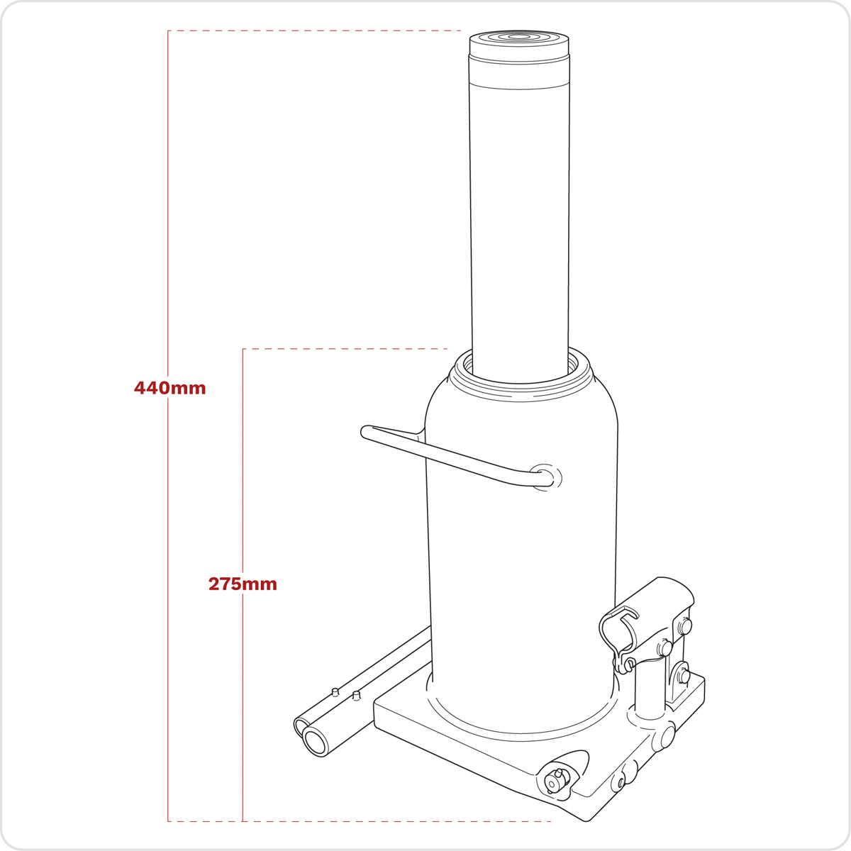 Sealey PBJ30S Bottle Jack 30 Tonne - additional view 13