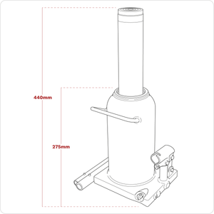 Sealey PBJ30S Bottle Jack 30 Tonne - additional view 13