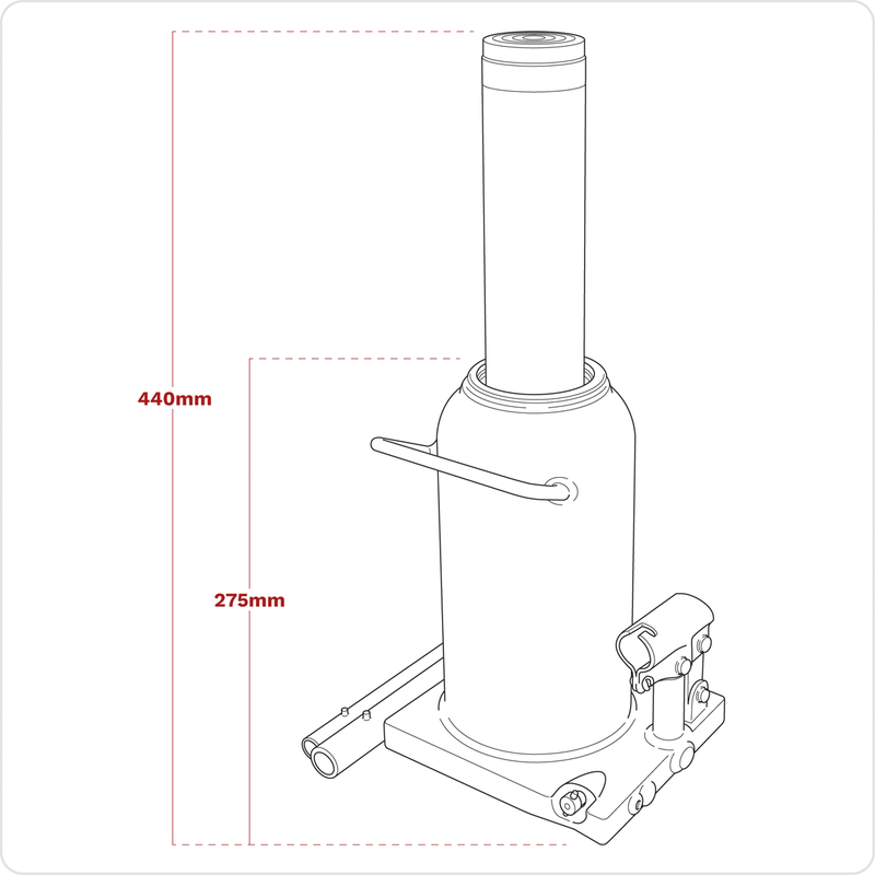 Sealey PBJ30S Bottle Jack 30 Tonne - additional view 13
