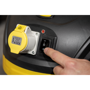 Sealey PC150BV110V BuilderVac® Wet & Dry Vacuum Cleaner 15L Stainless Steel Drum M Class Filtration 110V - additional view 5
