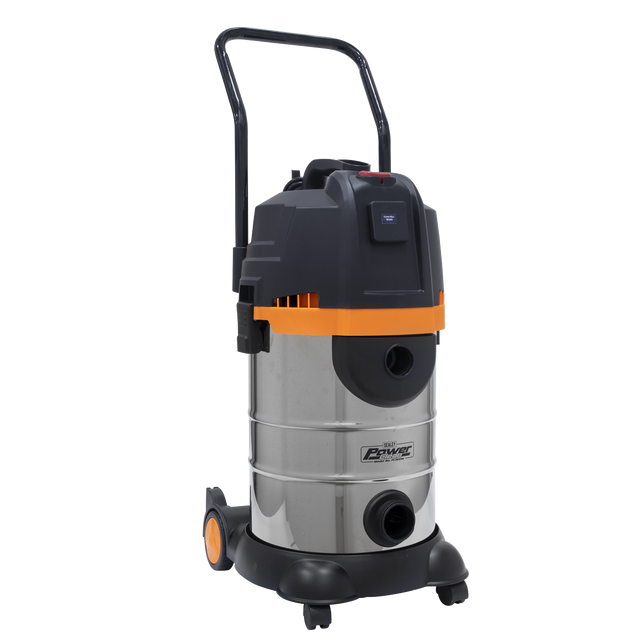 Sealey PC300BL 30L Industrial Cyclone Vacuum Cleaner Wet & Dry 1200W/230V