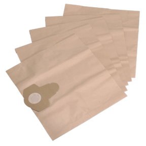Sealey PC300PB5 Dust Collection Bag for PC300SD Series - Pack of 5