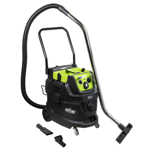 Sealey PC400MA M Class Dust-Free Industrial Wet & Dry Vacuum Cleaner 40L with Autostart for Air/Electric Power Tools