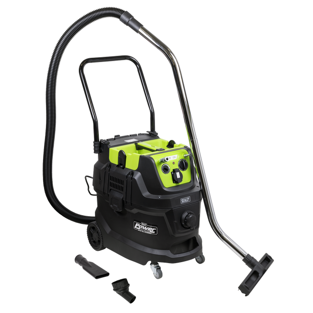 Sealey PC400MA M Class Dust-Free Industrial Wet & Dry Vacuum Cleaner 40L with Autostart for Air/Electric Power Tools
