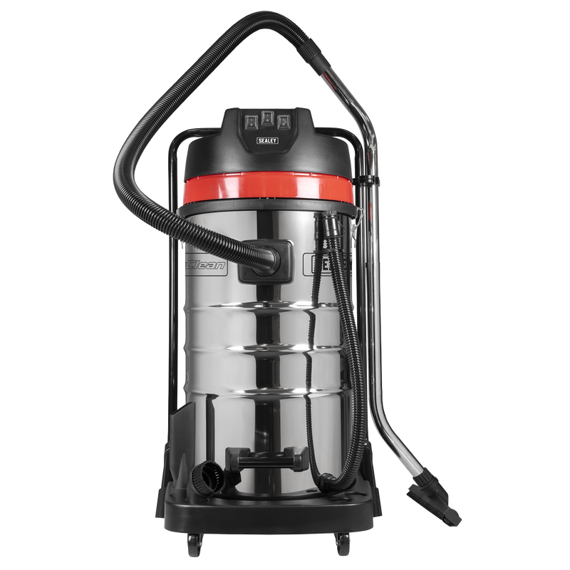 Sealey PC4100 100L Vacuum Cleaner Wet & Dry with Stainless Steel Drum 3000W/230V - additional view 12