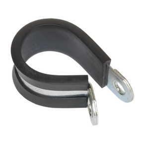 Sealey PCJ25 Rubber Lined P-Clip 25mm - Pack of 25