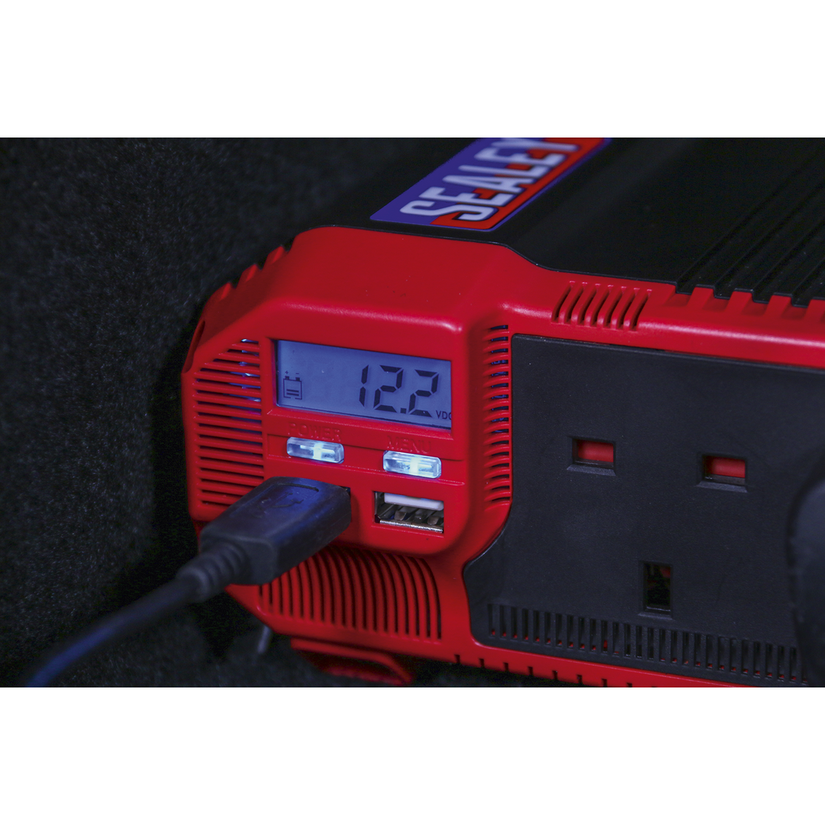 Sealey PI1100 Modified Sine Wave Power Inverter 1100W 12V - additional view 16