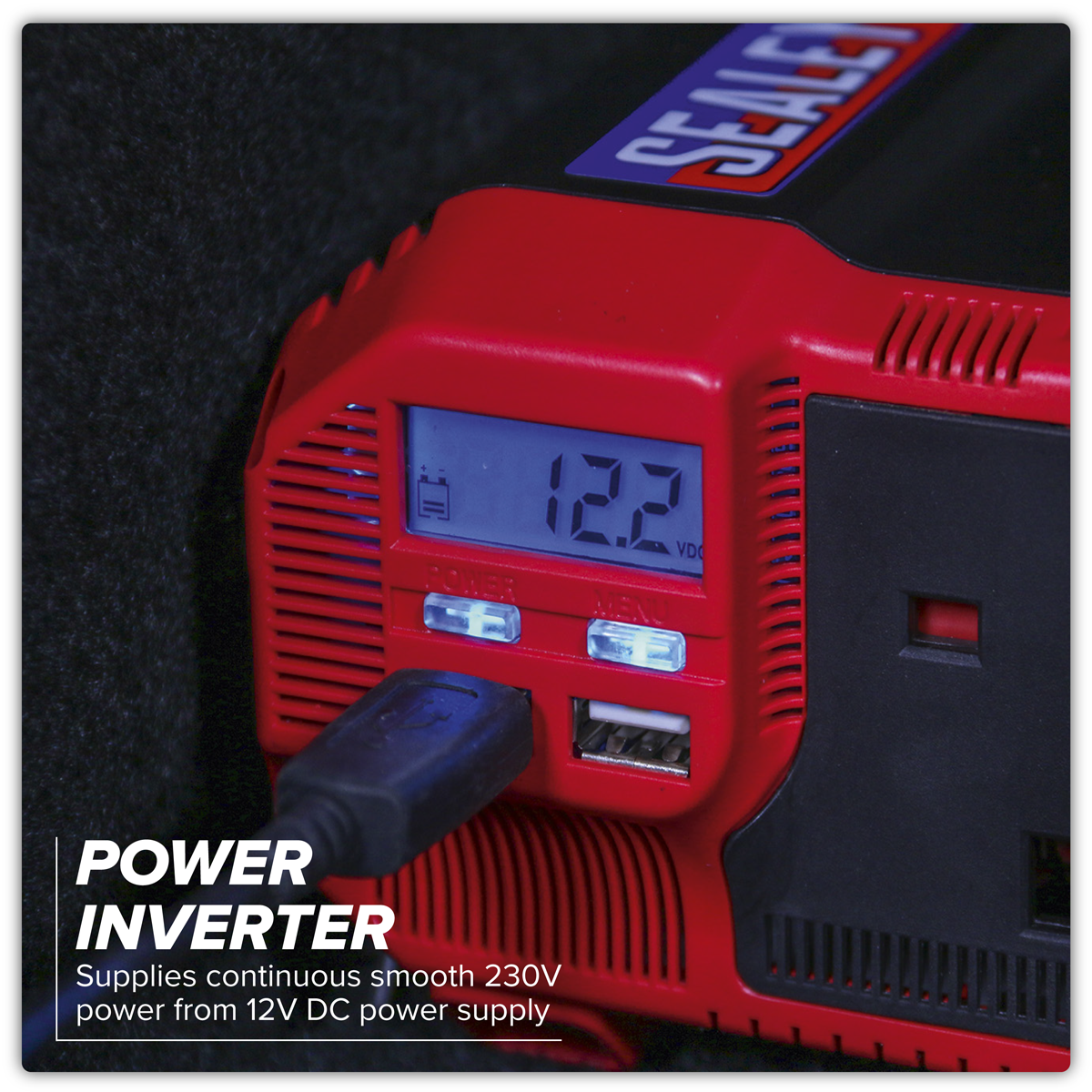 Sealey PI2000 Modified Sine Wave Power Inverter 2000W 12V - additional view 4