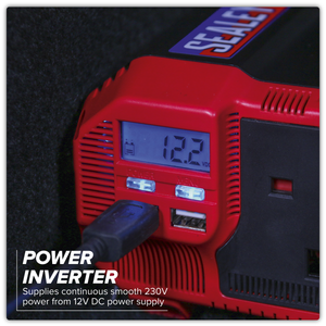 Sealey PI2000 Modified Sine Wave Power Inverter 2000W 12V - additional view 4