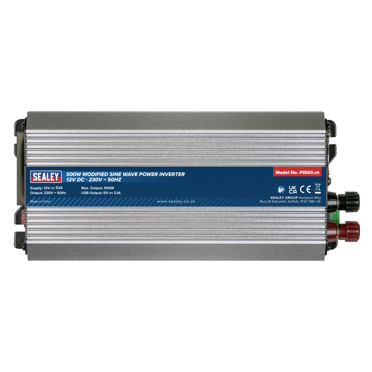 Sealey PI500 Modified Sine Wave Power Inverter 500W 12V DC - 230V ~ 50Hz - additional view 7