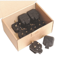 Sealey PL/13/3 13A Heavy-Duty Rewirable Plug - Black - Pack of 10