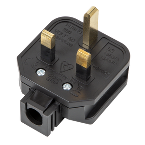 Sealey PL/13/3S 13A Heavy-Duty Rewirable Plug - Black - additional view 2